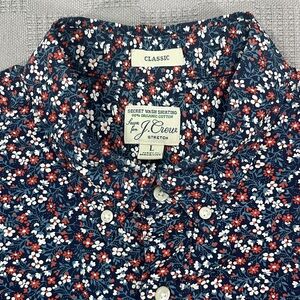 J. Crew Classic Fit Secret Wash Floral
